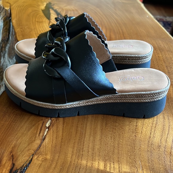 NWOB Gabor Leather Slide - Picture 12 of 17